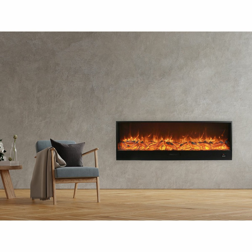Cheminee electrique encastree 180 cm et 1500w sined caminetto amiata