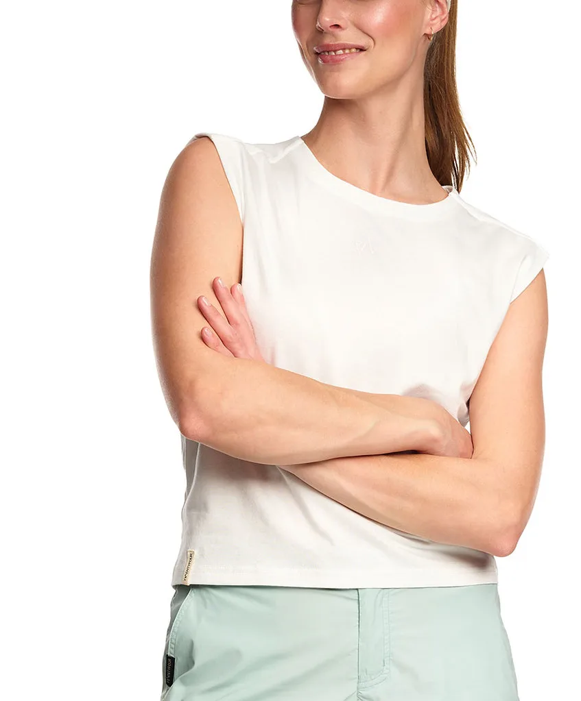 Twentyfour Mode Sleeveless Tee D Hvit