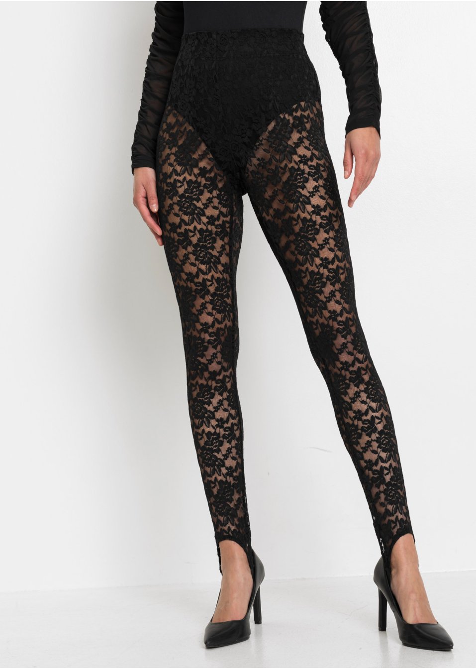 Legging en dentelle