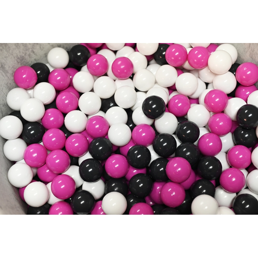 knorr toys® Bällebad soft - Grey - 300 balls cremegreyrose grau
