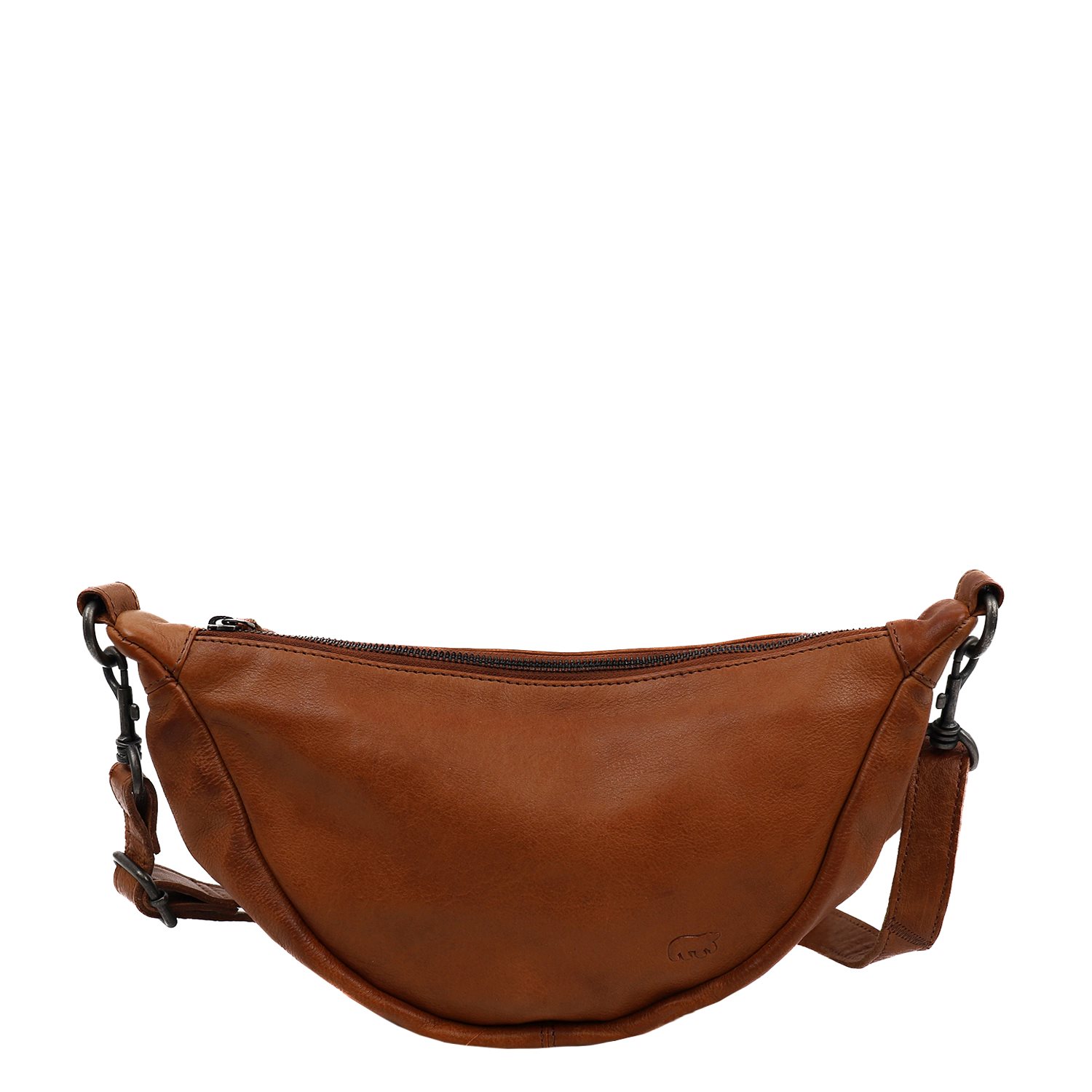 Bear Design Toon Crossbody cognac