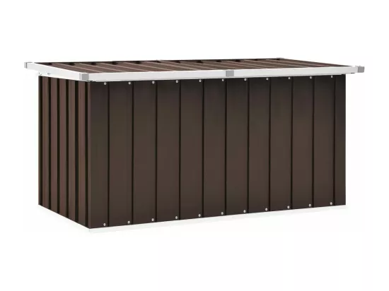 Boîte de rangement de jardin Marron 129x67x65 cm