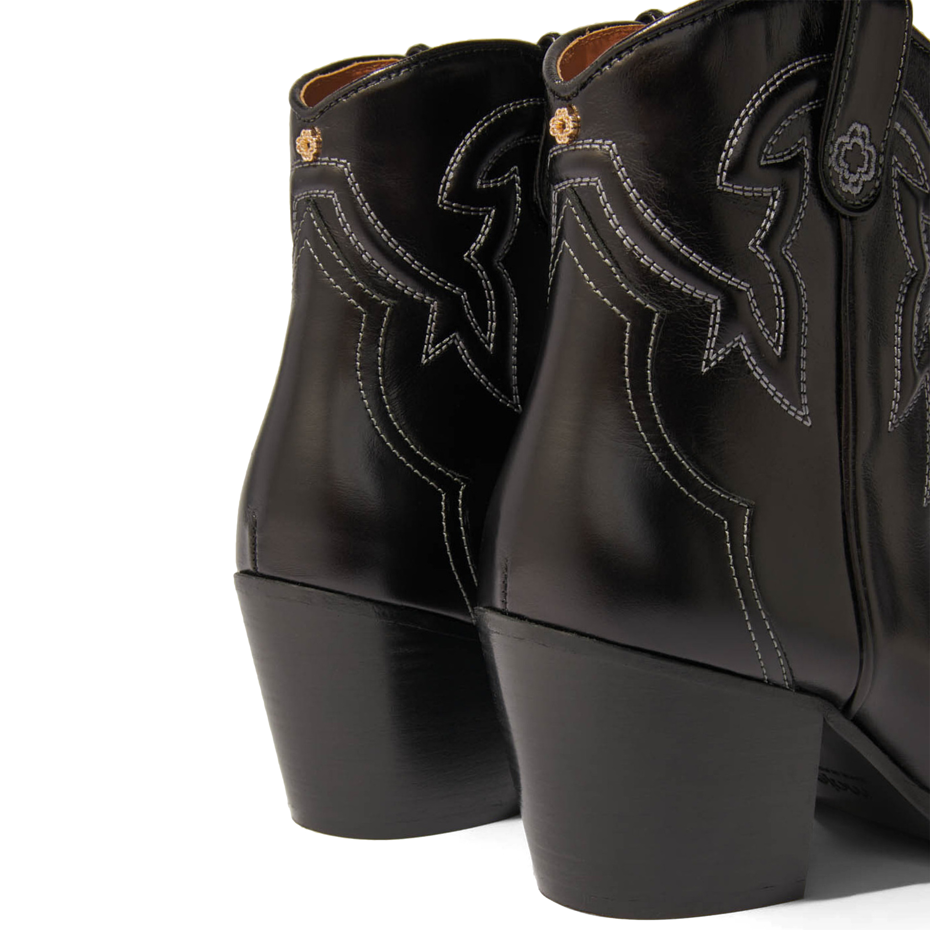 Bottines en cuir | Noir
