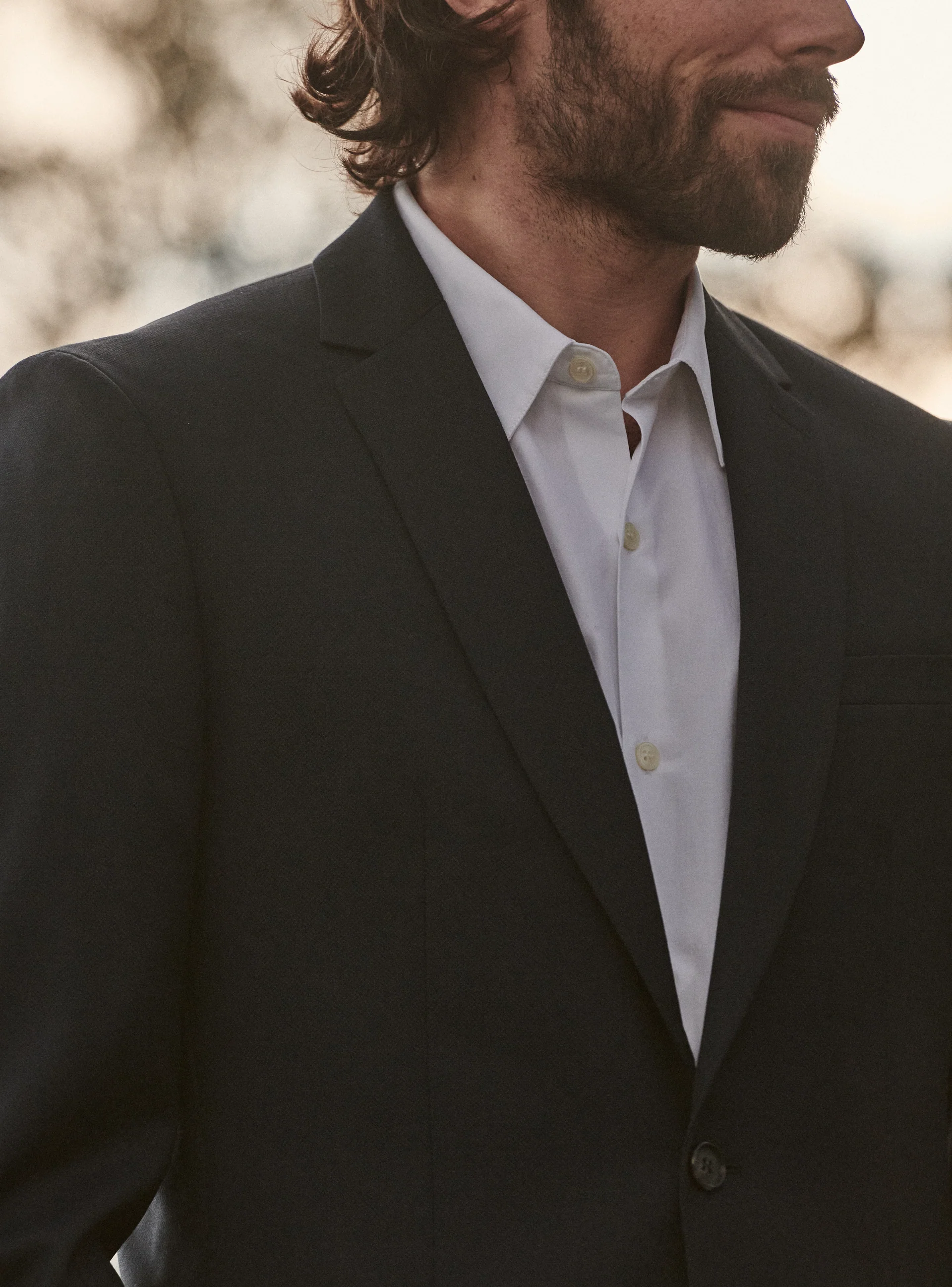 Veste de Costume en laine Gekko Navy