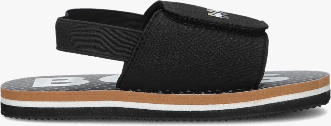 BOSS KIDS zwarte boss kids slippers chinelo j50889
