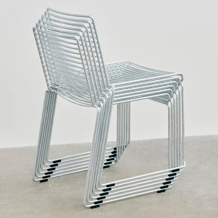 HAY - Hee Dining Chair, weiss (4er-Set)