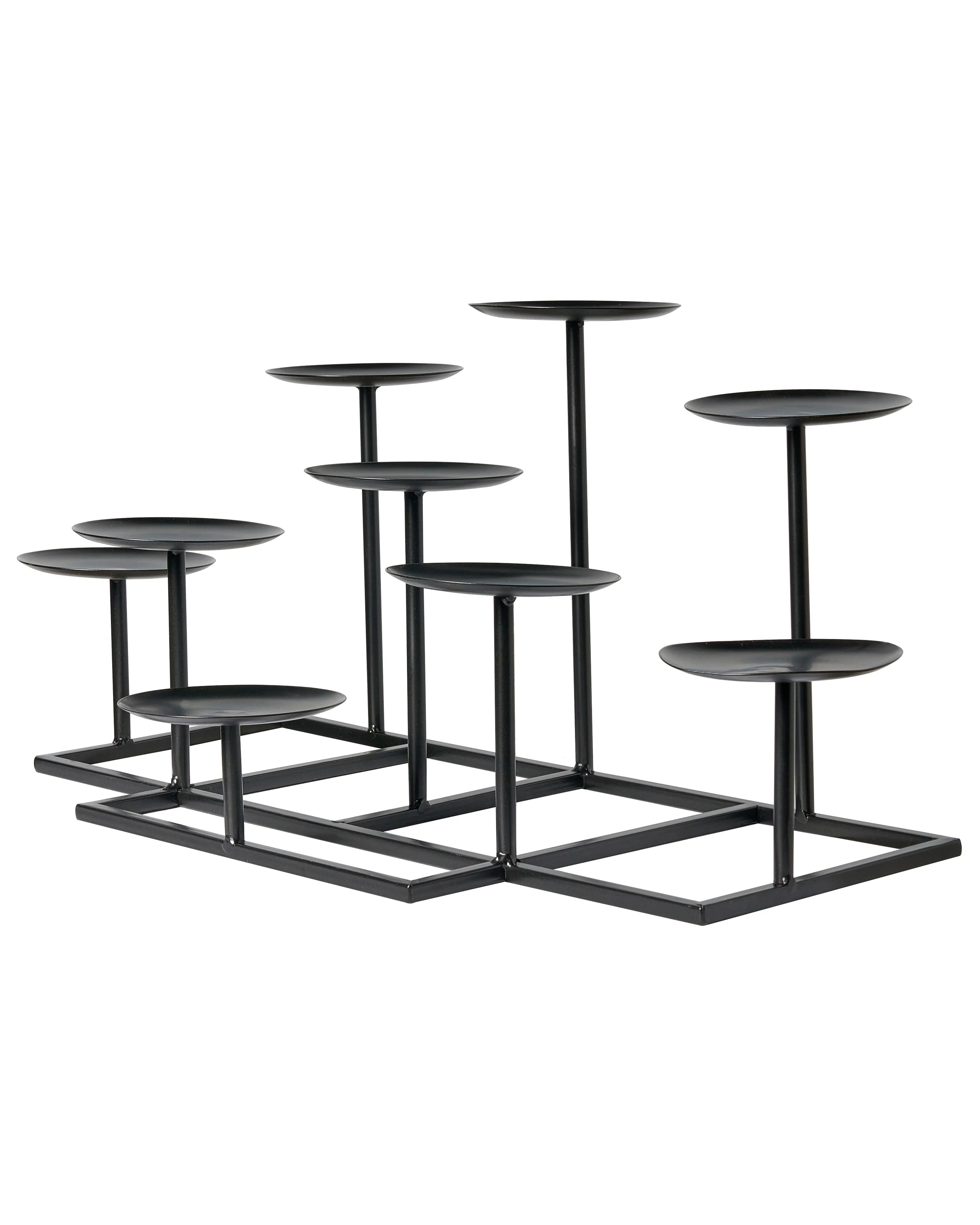 Kaarshouder LAMEGO Metaal 23 cm Zwart