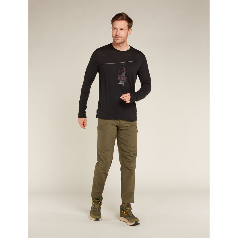 Icebreaker Herren 150 Tech Lite Bear Lift Longsleeve