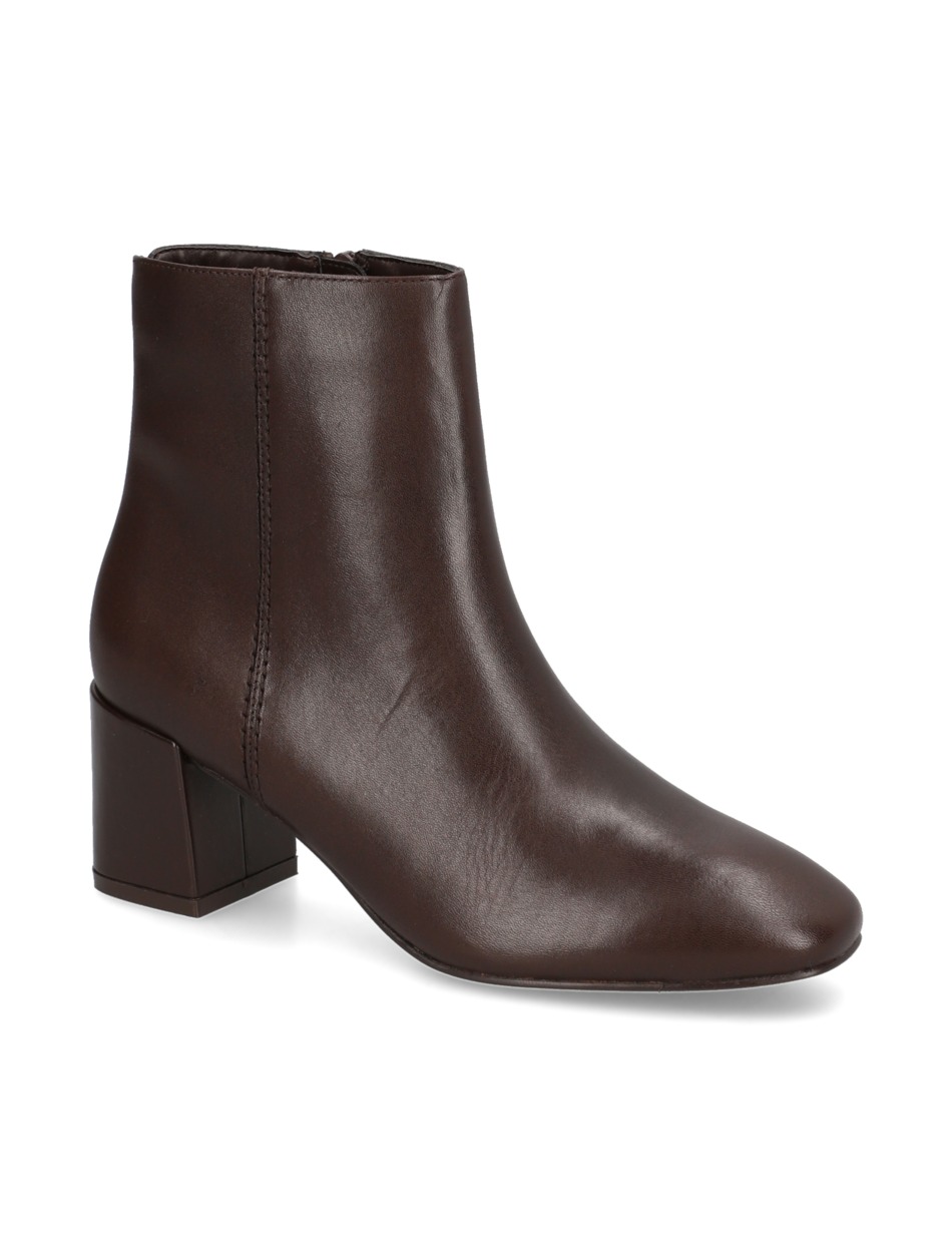 Glattleder Stiefelette
