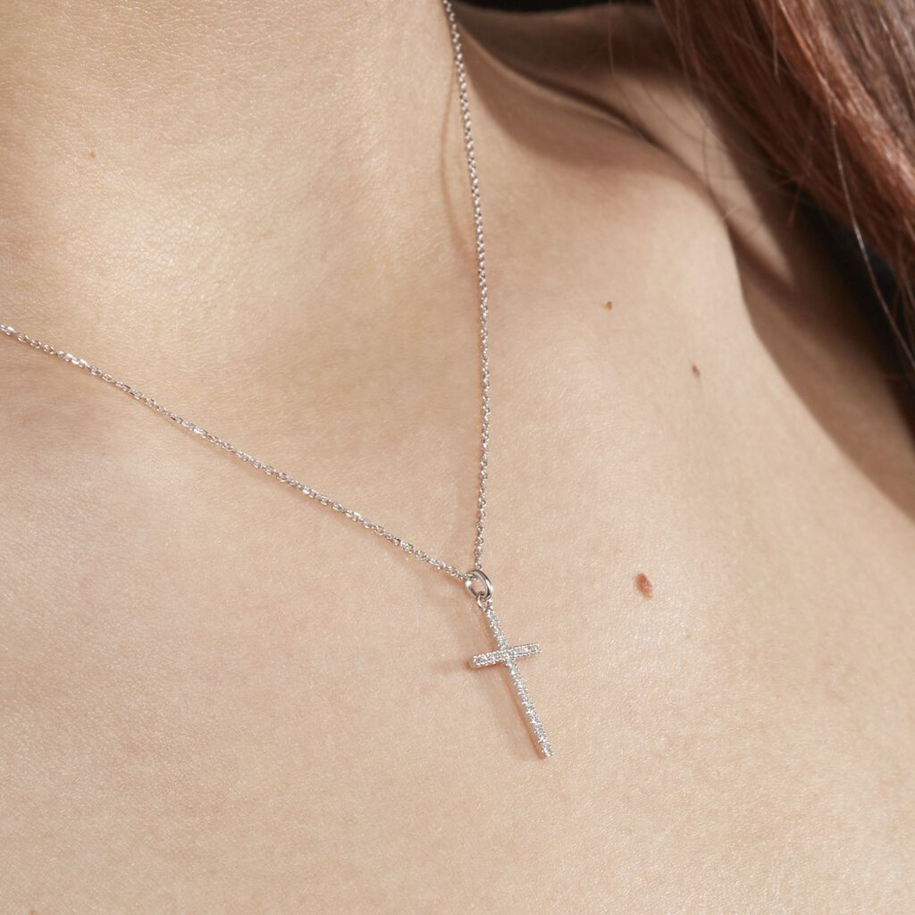 Collier Jezabel Or Blanc Diamant