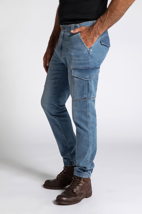 Cargo-Jeans, FLEXNAMIC® , Denim, 5-Pocket