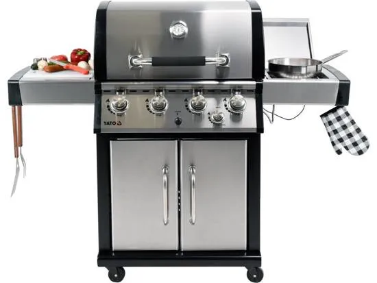 Yato YG-20013, 17500 W, Grill, Gas, 4 zone(s), 3500 W, 3500 W
