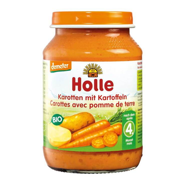 Holle Karotten mit Kartoffeln, 190 g