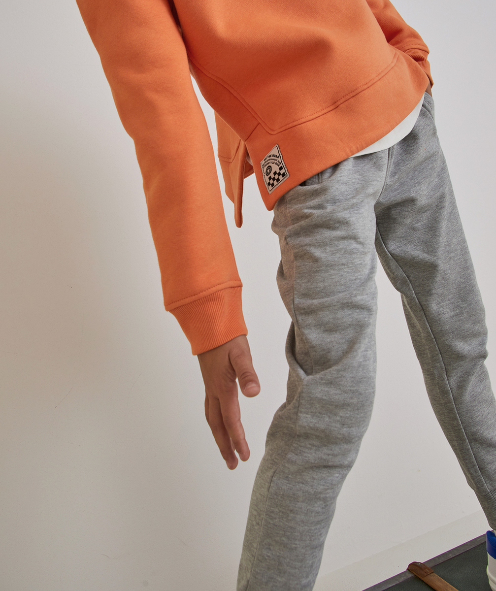JOGGING GARÇON GRIS CHINÉ