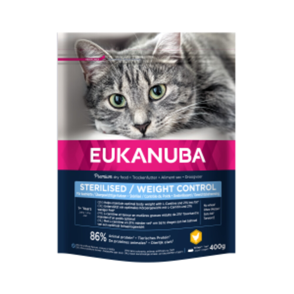 Eukanuba Kattenvoer Adult Sterilised Weight Control400 gr