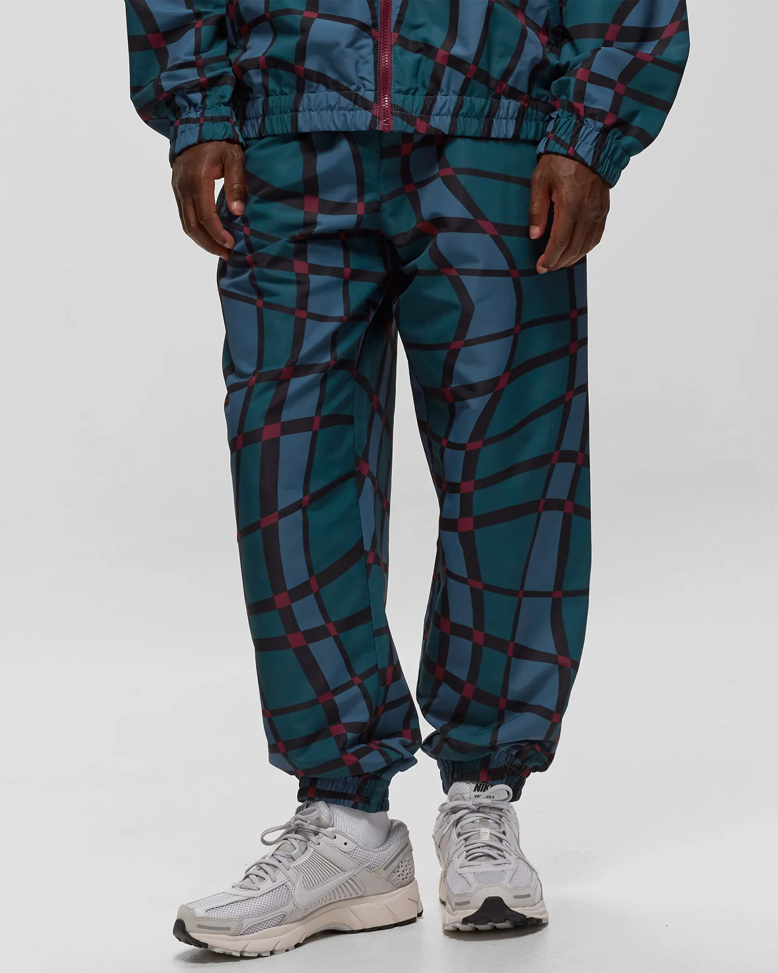By Parra Squared Waves Pattern Track Pants