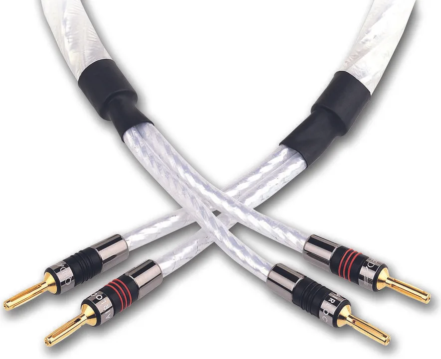 QED Genesis (2 x 2 m) Câbles d'enceintes prémontés
