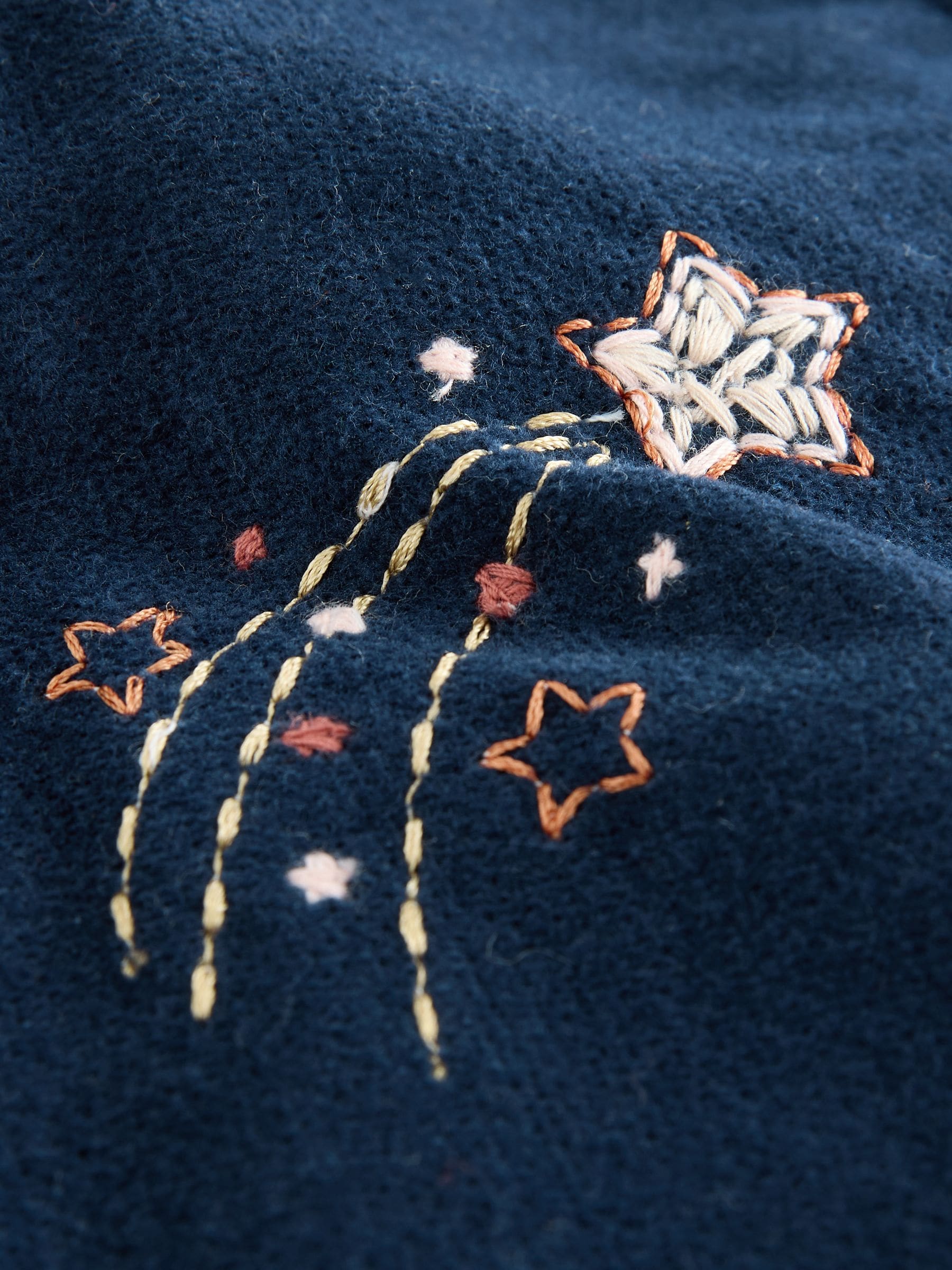 Marineblauw - Bunny Corduroy Dungarees Top and Tights Set (3mths-7yrs)