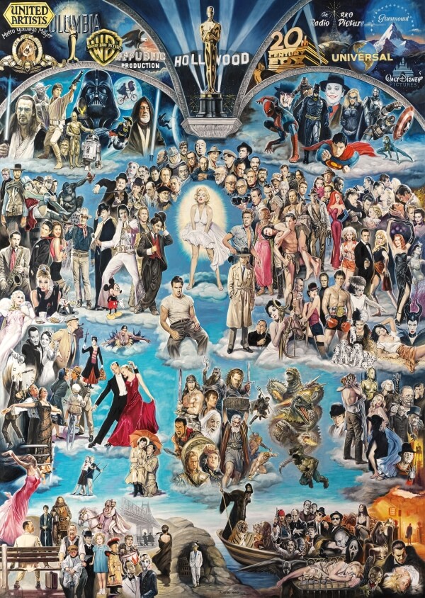 Schmidt Spiele Puzzle Hollywood XXL, 3000 Teile