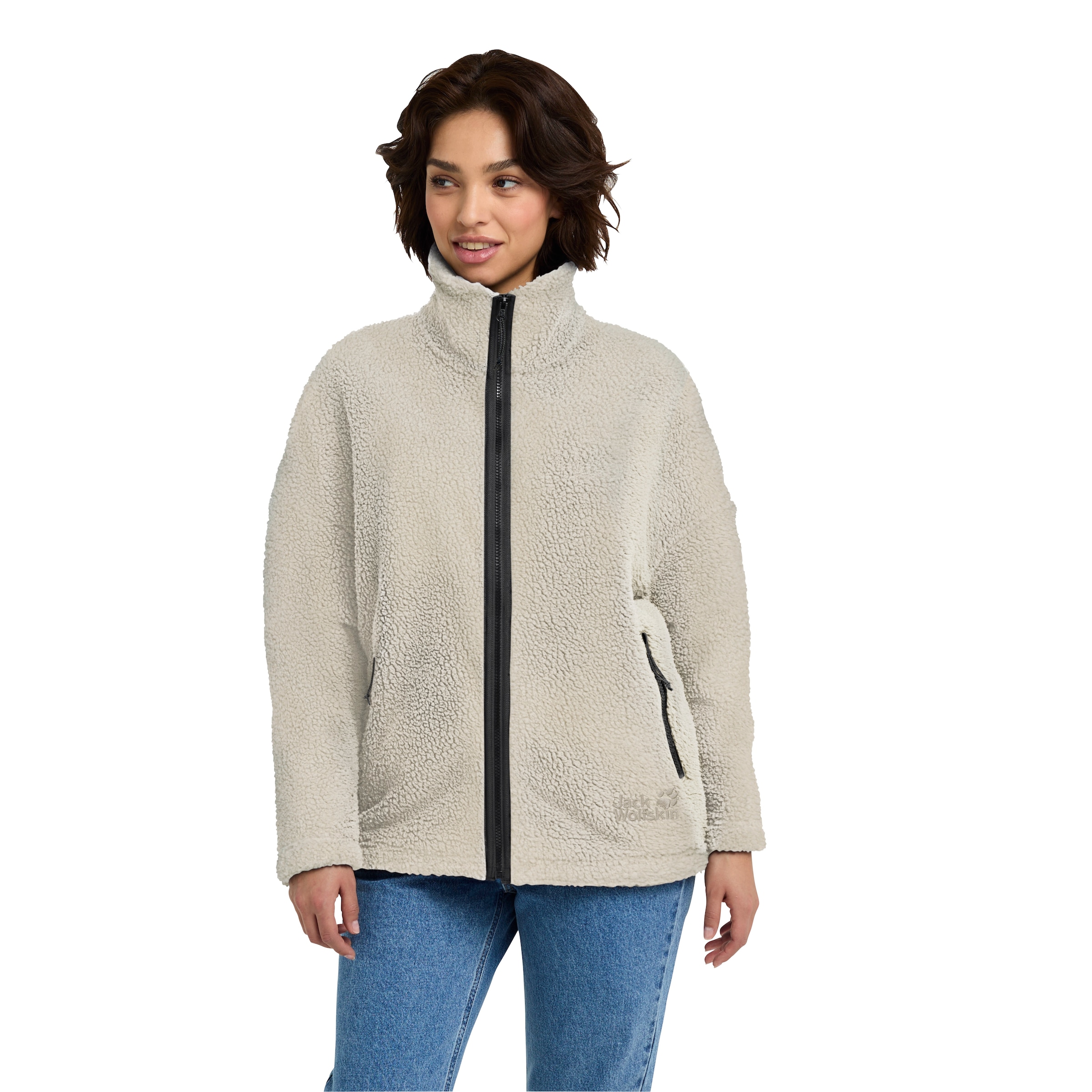 Jack Wolfskin Fleecejacke »STONE LITE JKT W« Windabweisend, atmungsaktiv, Übergangsjacke