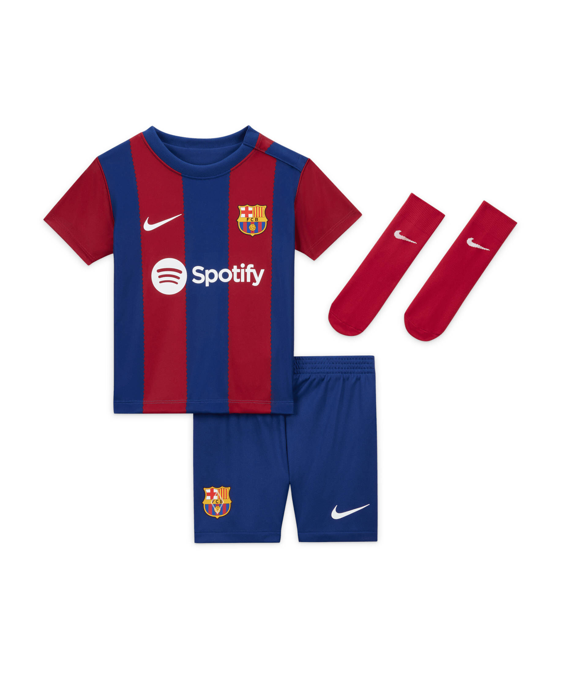 Nike| Kinder Trikot International FC Barcelona Minikit Home 2023/2024