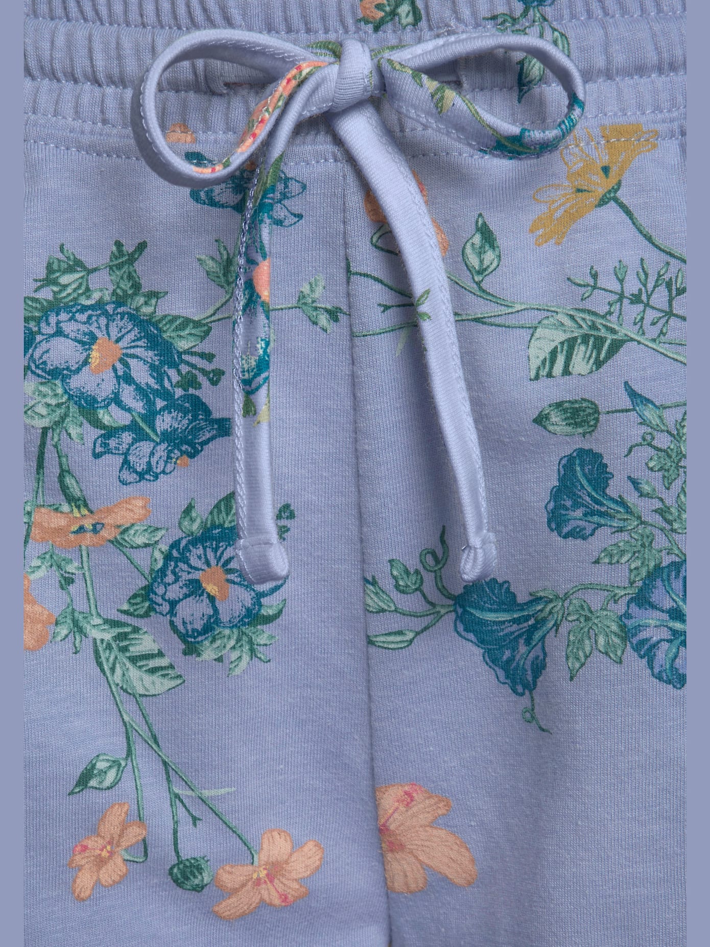 Pyjama court fantaisie coupe classique