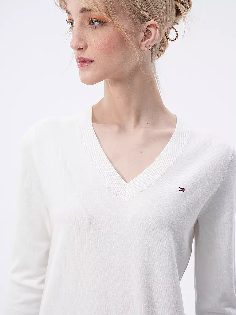 TOMMY HILFIGER Pullover  weiss