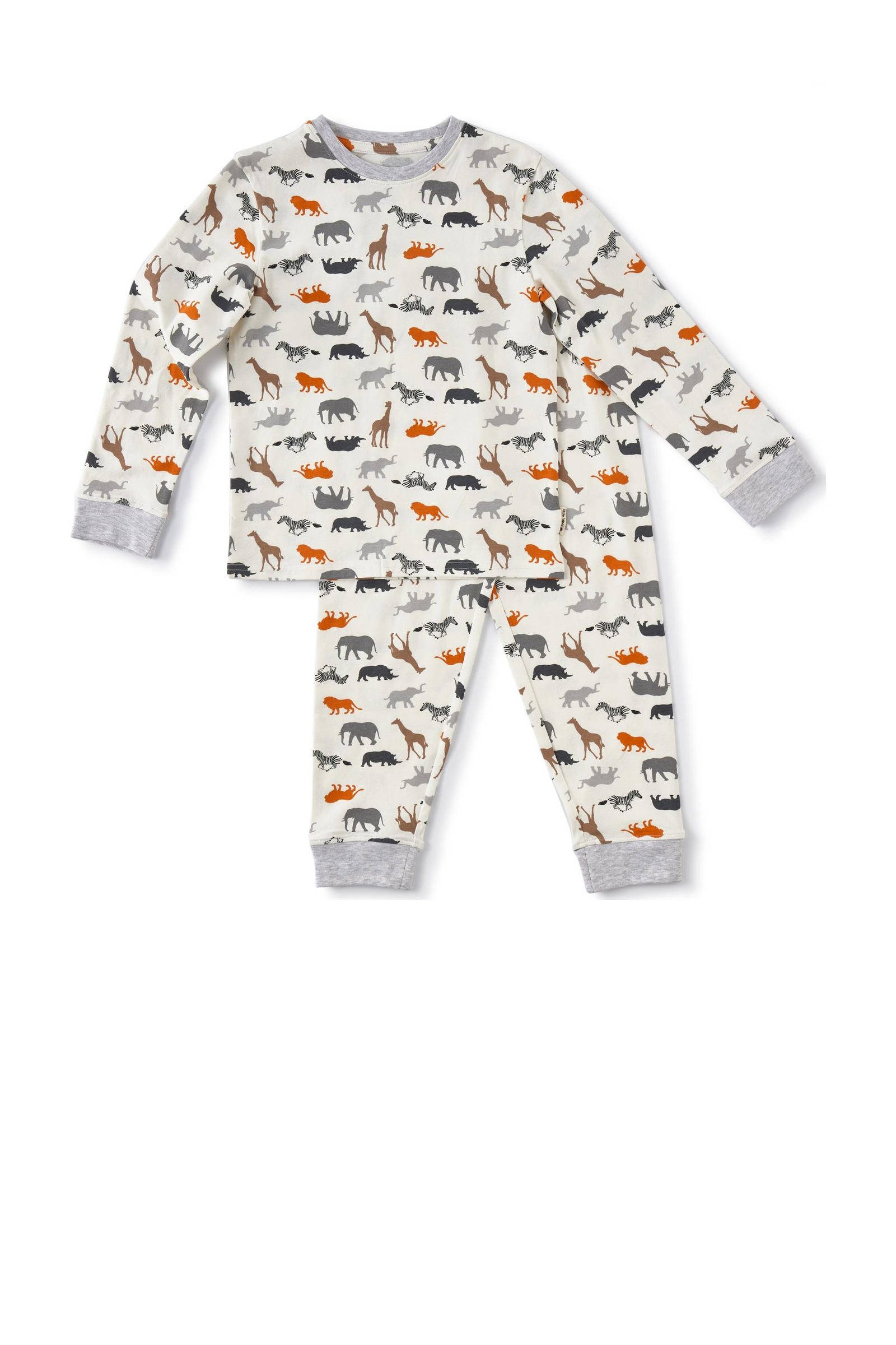 Little Label pyjama met dierenprint van katoen multi
