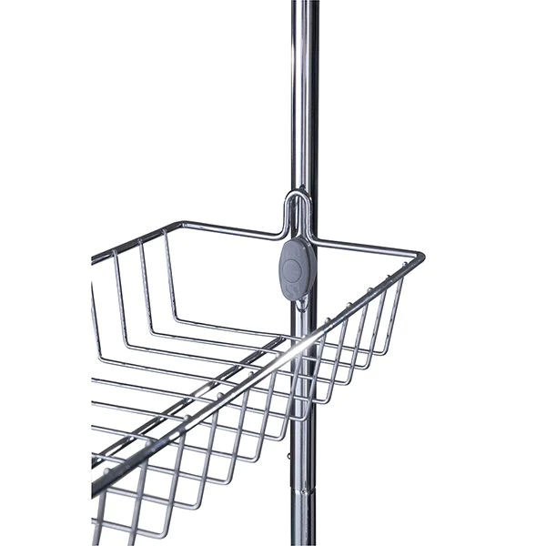 Etagère de porte 2 paniers et accroche-torchons