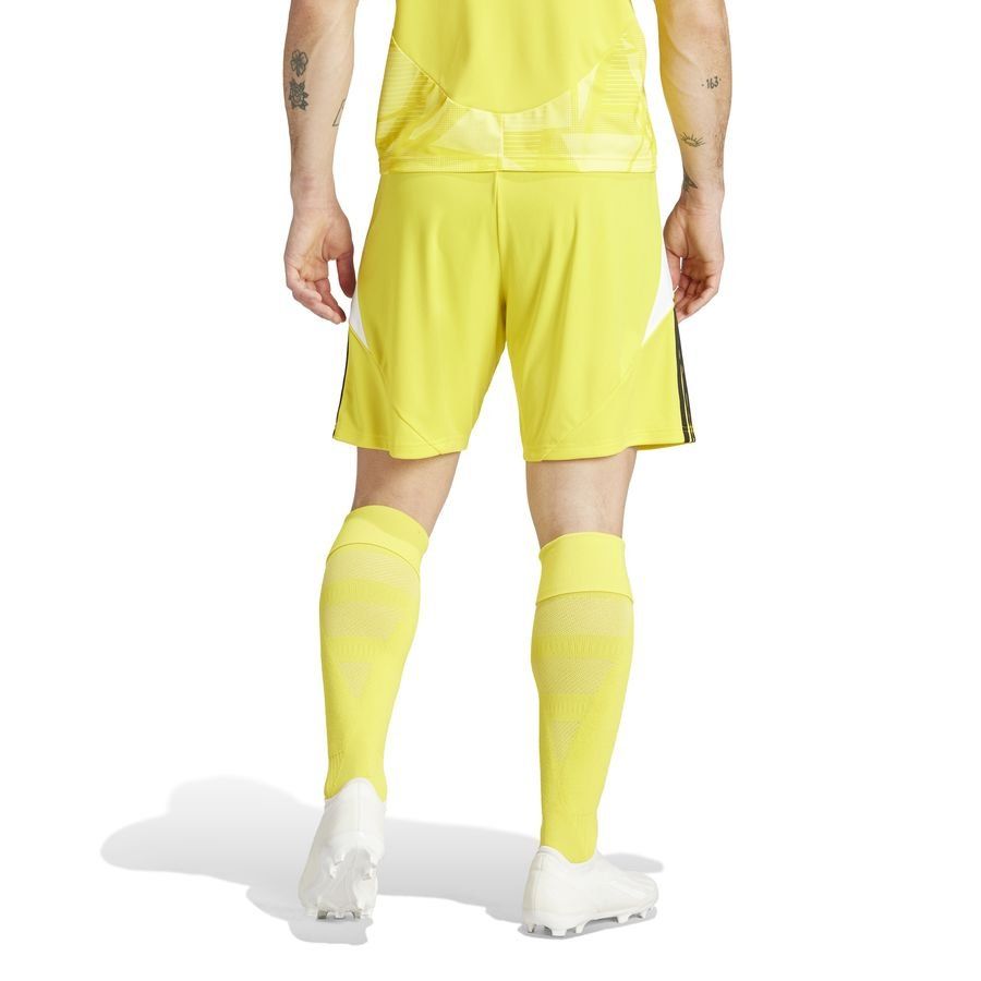 adidas Short d'Entraînement Tiro 24 - Jaune/Noir