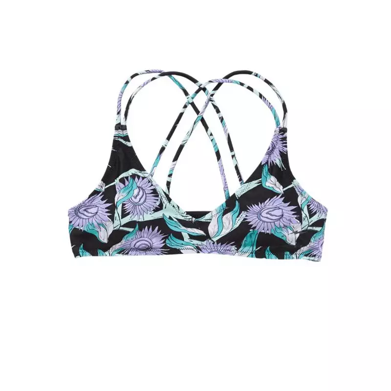 Bikini top MYSTIC Flora Turquoise