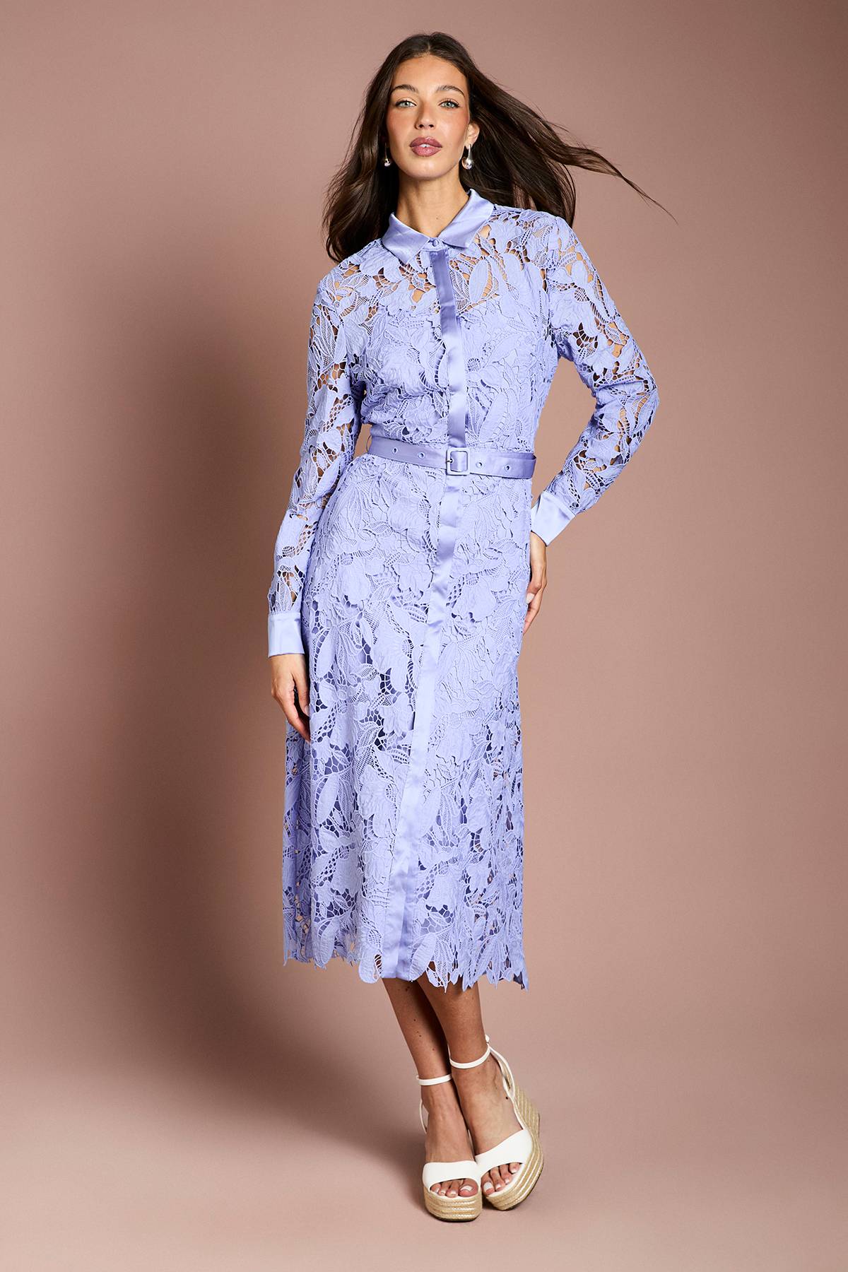 Coast Robe Chemise En Dentelle