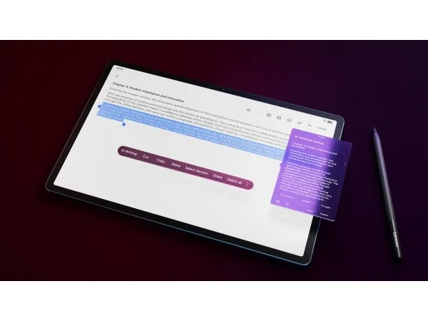 Lenovo Yoga Tab Plus ZAEG - Tablet - Android 14 eller senere - 256 GB UFS card - 12.7