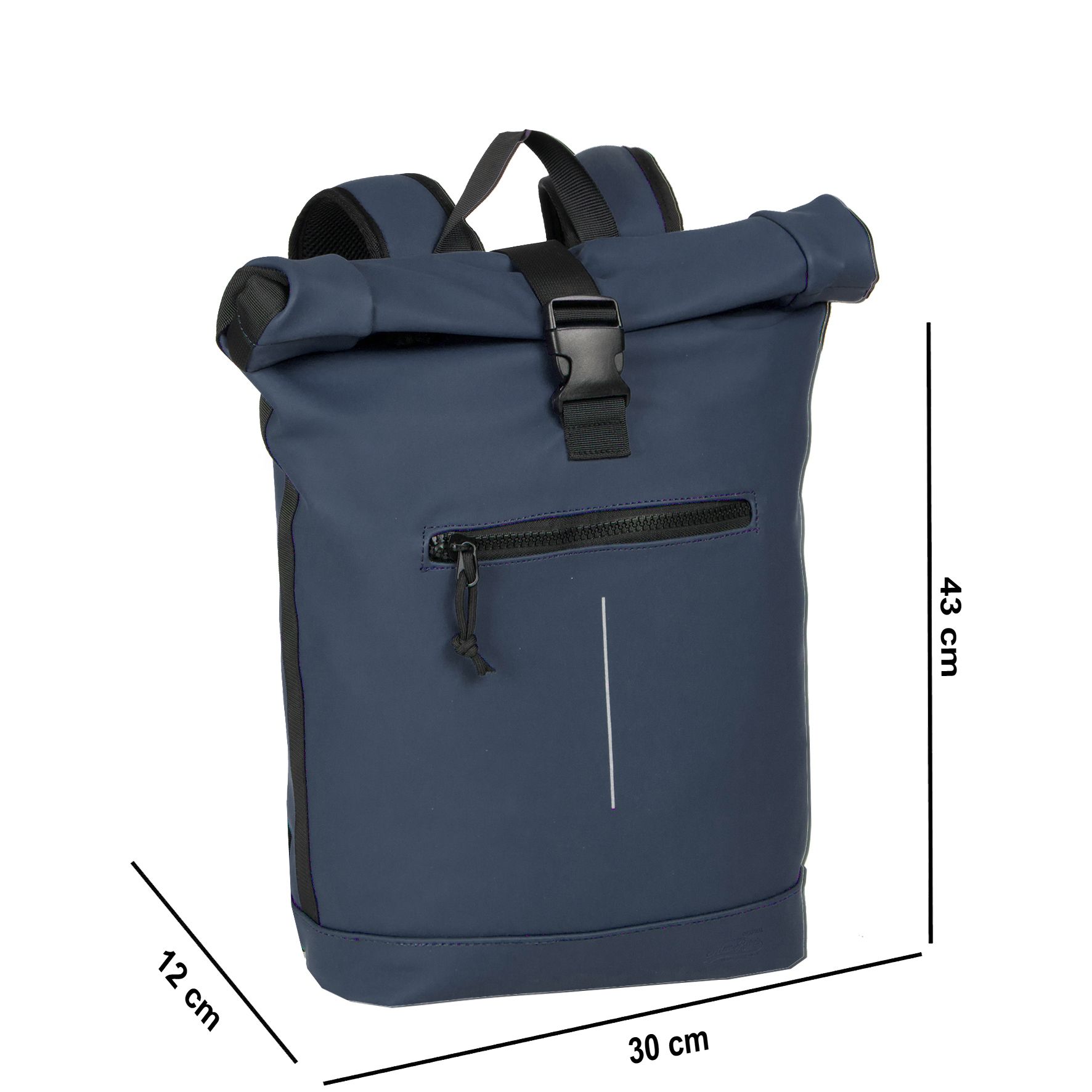 New Rebels Mart New York Rolltop Backpack Navy