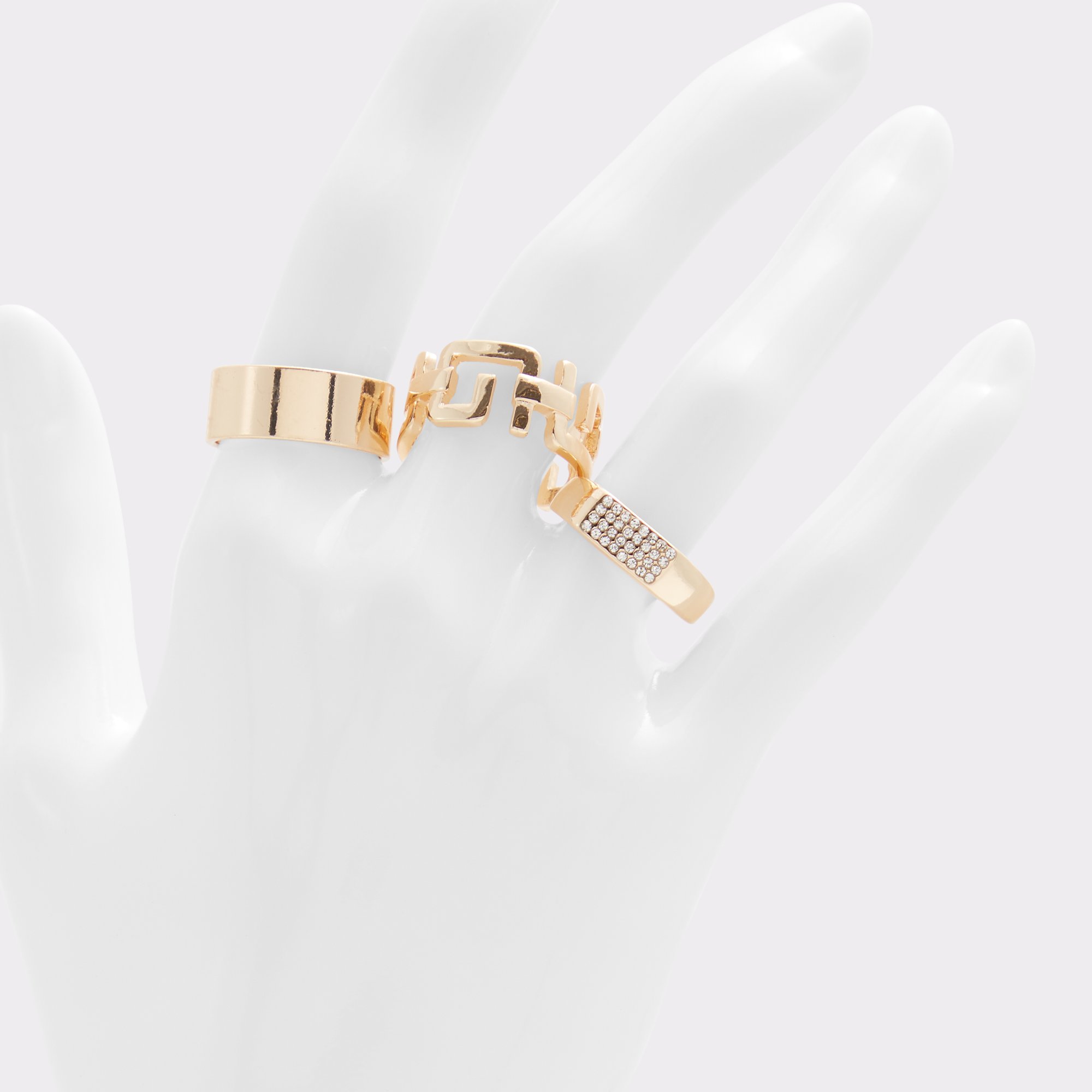 Chatrier Gold-Clear Multi Women Rings