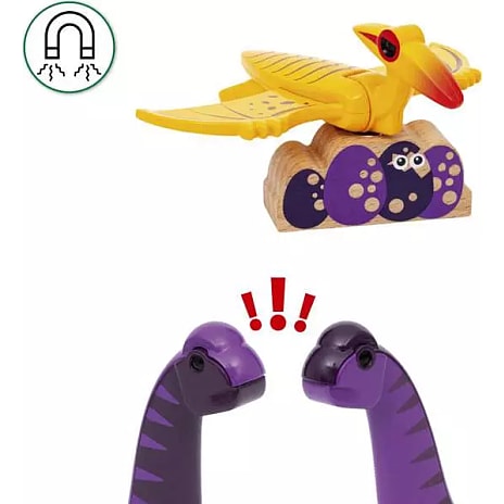 BRIO togbanesæt med dinosaurer 36094