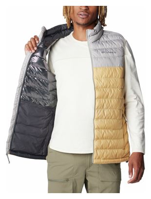 Doudoune Sans Manches Columbia Powder Lite Beige/Gris