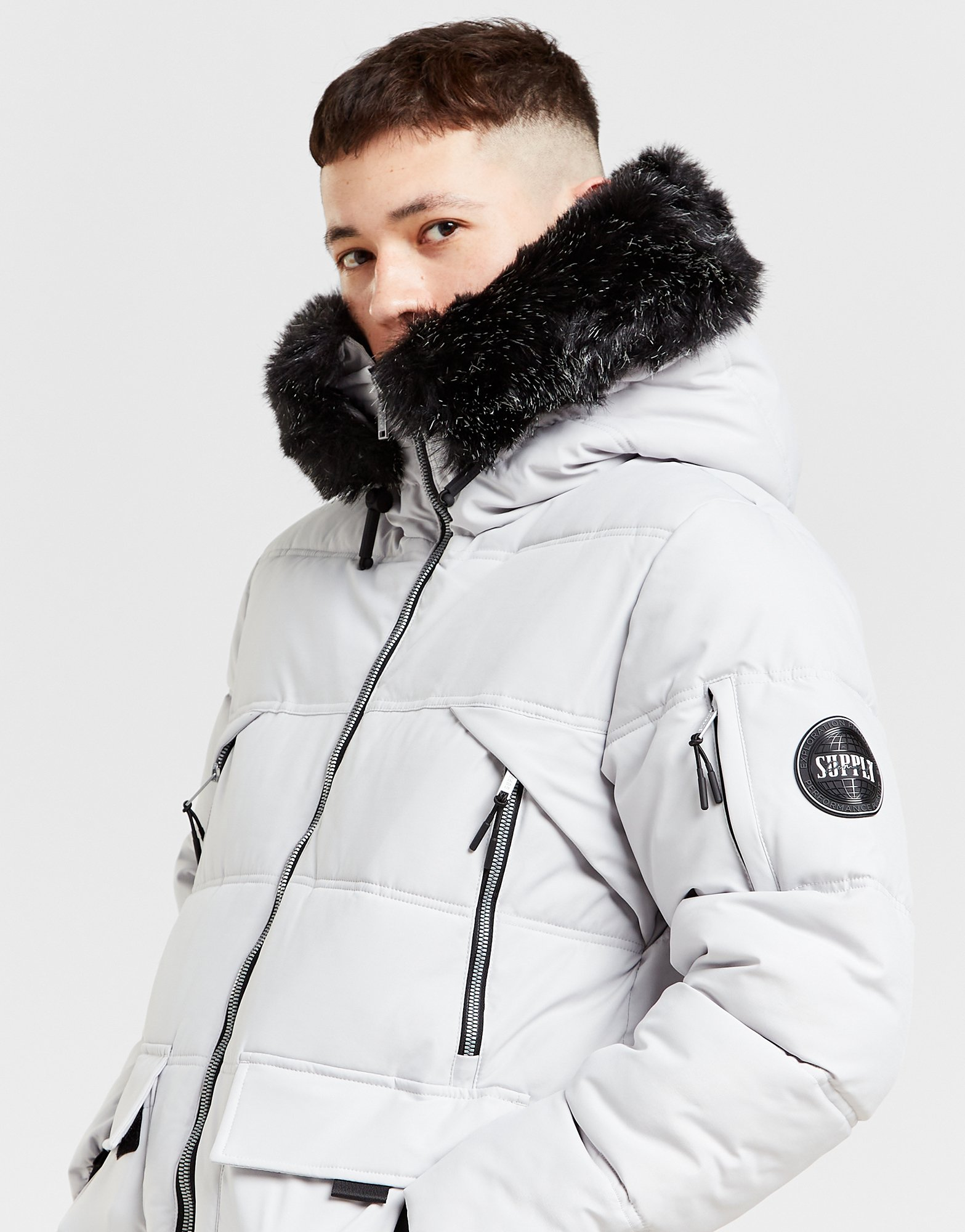 Supply & Demand Veste Parka Courte Taymore Homme