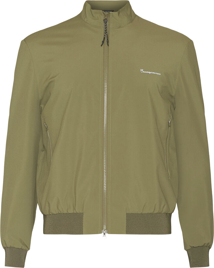 Knowledge Cotton Apparel NORDENVIND Light shell bomber jacket - GRS/Vegan Grøn