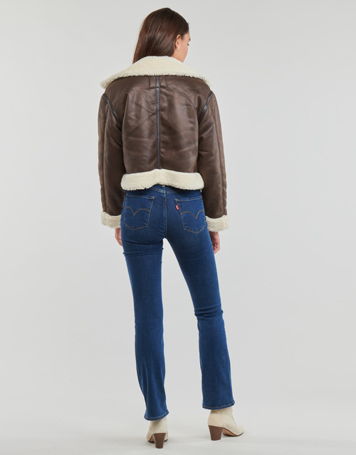 Only - ONLBETTY FAUX SUEDE BONDED AVIATOR OTW - Marron
