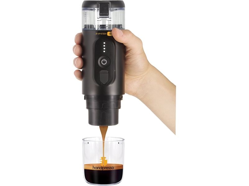 Handpresso Reisekaffeemaschine E-Presso Set 110 ml Kaffeemaschine für unterwegs