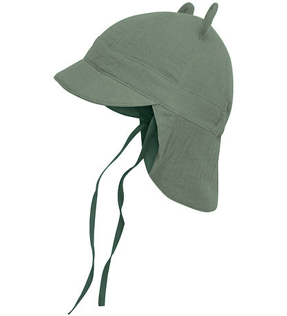 Huttelihut Schirmmütze - Musselin - Lily Pad m. Ohren