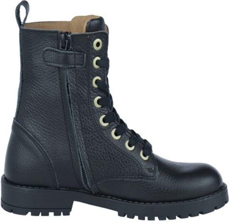 Develab - Bikerboot - Zwart - Nappa Leer