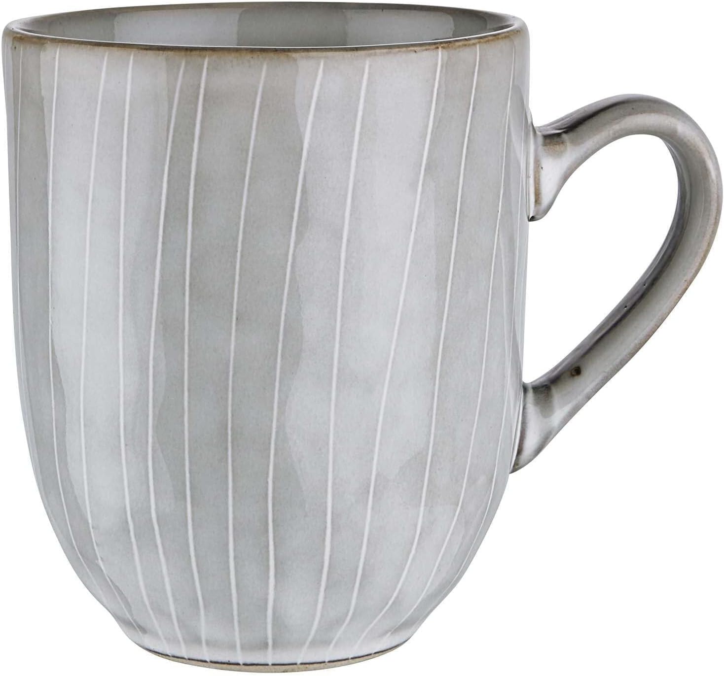BUTLERS Geschirrset 4 Personen HENLEY Steinzeug Geschirr Set 16-tlg. Kombiservice | Tassen Schalen Kuchenteller Speiseteller | Landhausstill reaktive Glasur, Mikrowellen- & spülmaschinenfest