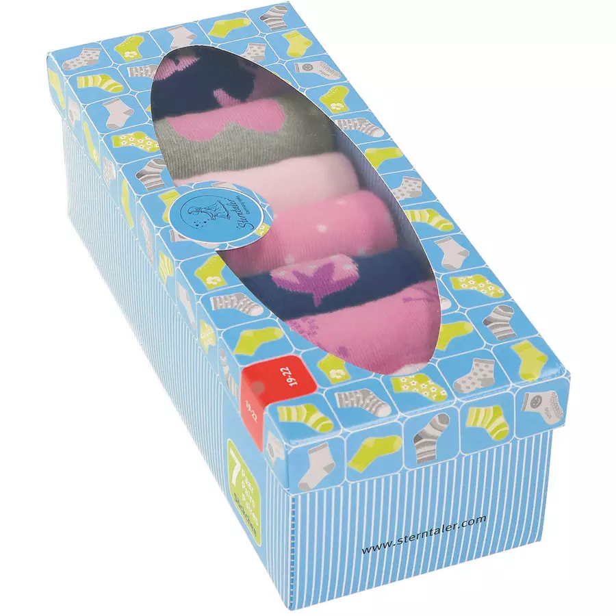 Sterntaler Söckchen 7er-Box Mädchen zartrosa