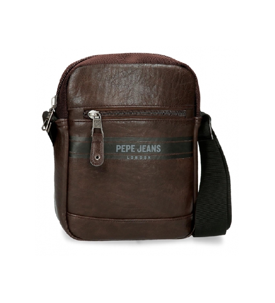 Bolsa de ombro marrom Pepe Jeans Horley