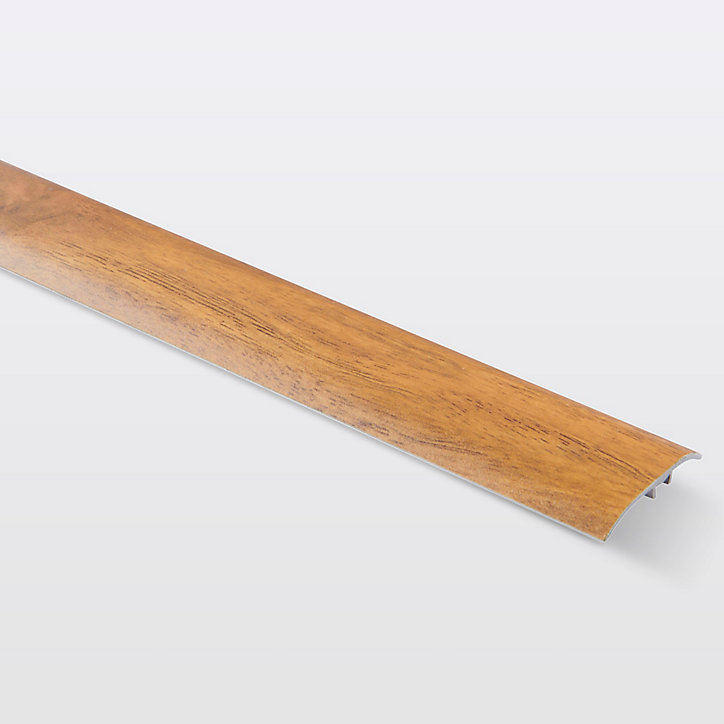 Barre de seuil en aluminium décor bois GoodHome 37 x 1 800 mm DÉCOR 255