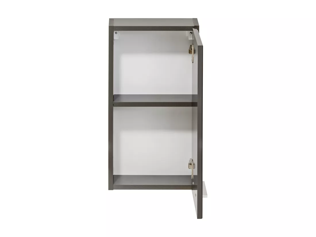Colonne de salle de bain grise - L30 x P15 x H55 cm - MOLLY