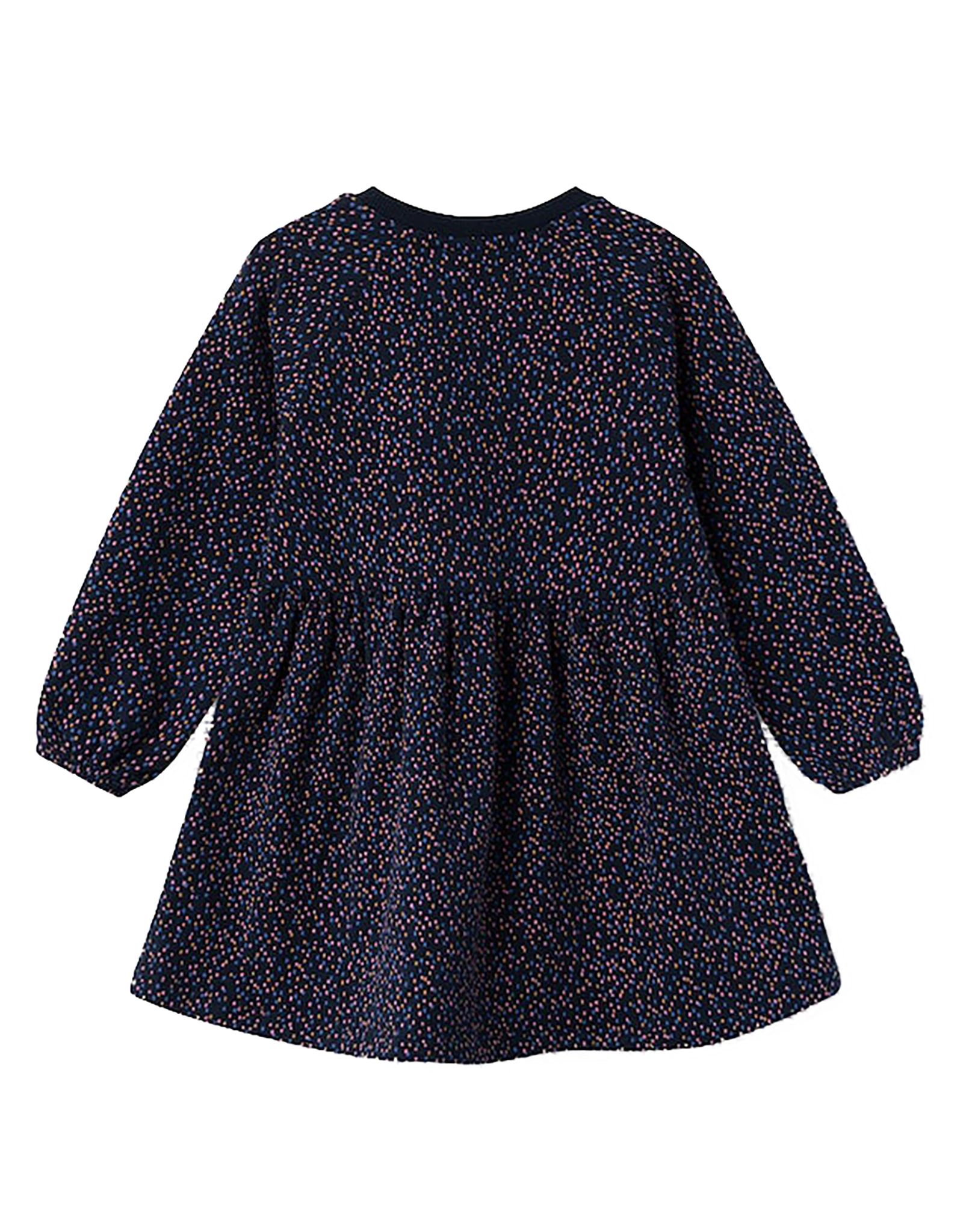 Langarmkleid NMFVOLTA DOTS in dark sapphire