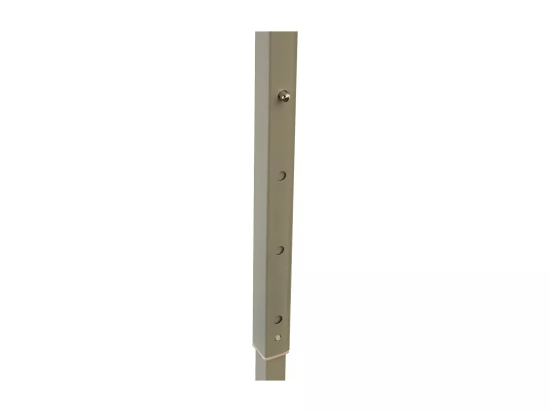 Gazébo pliant pliant 3 X 3 Blanc recouvert de PVC imperméable